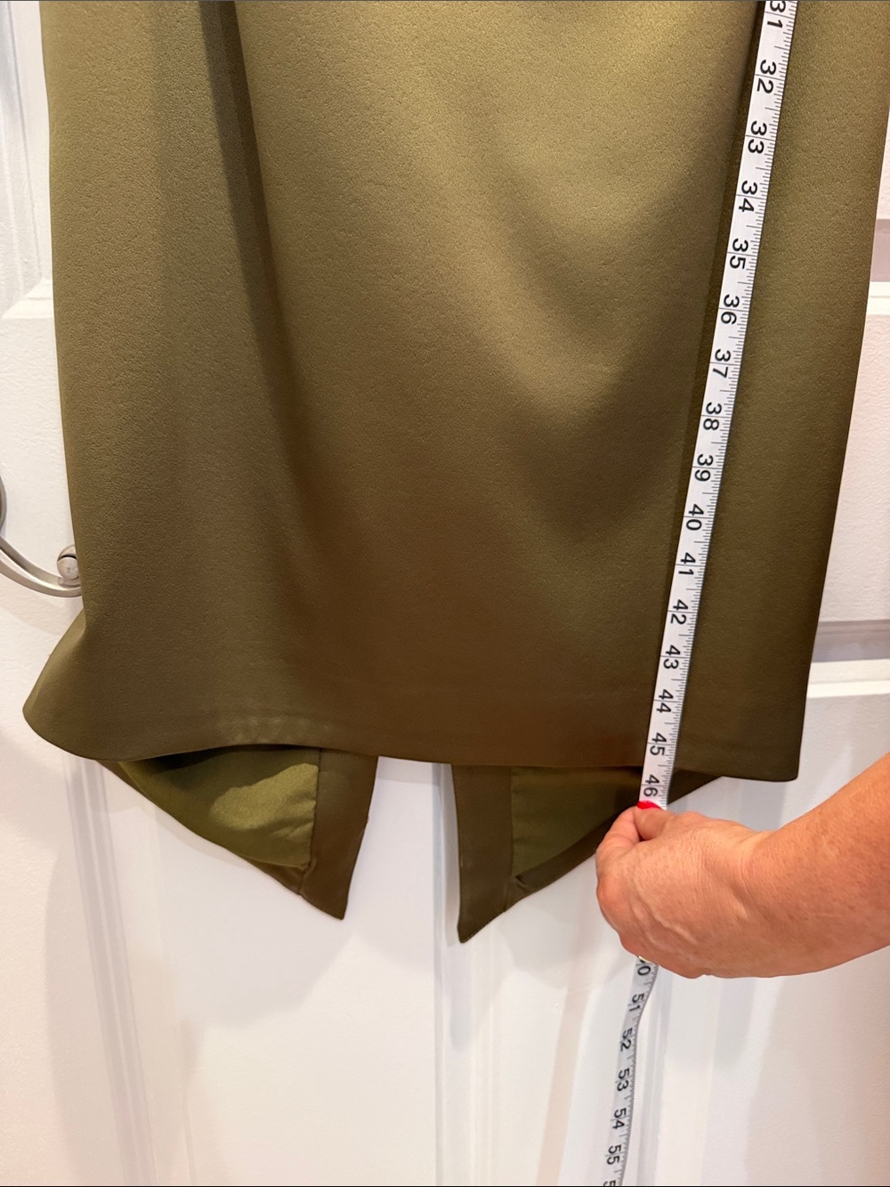 Elliatt Olive One-Shoulder Ruffle Dress - Picture 4 of 5